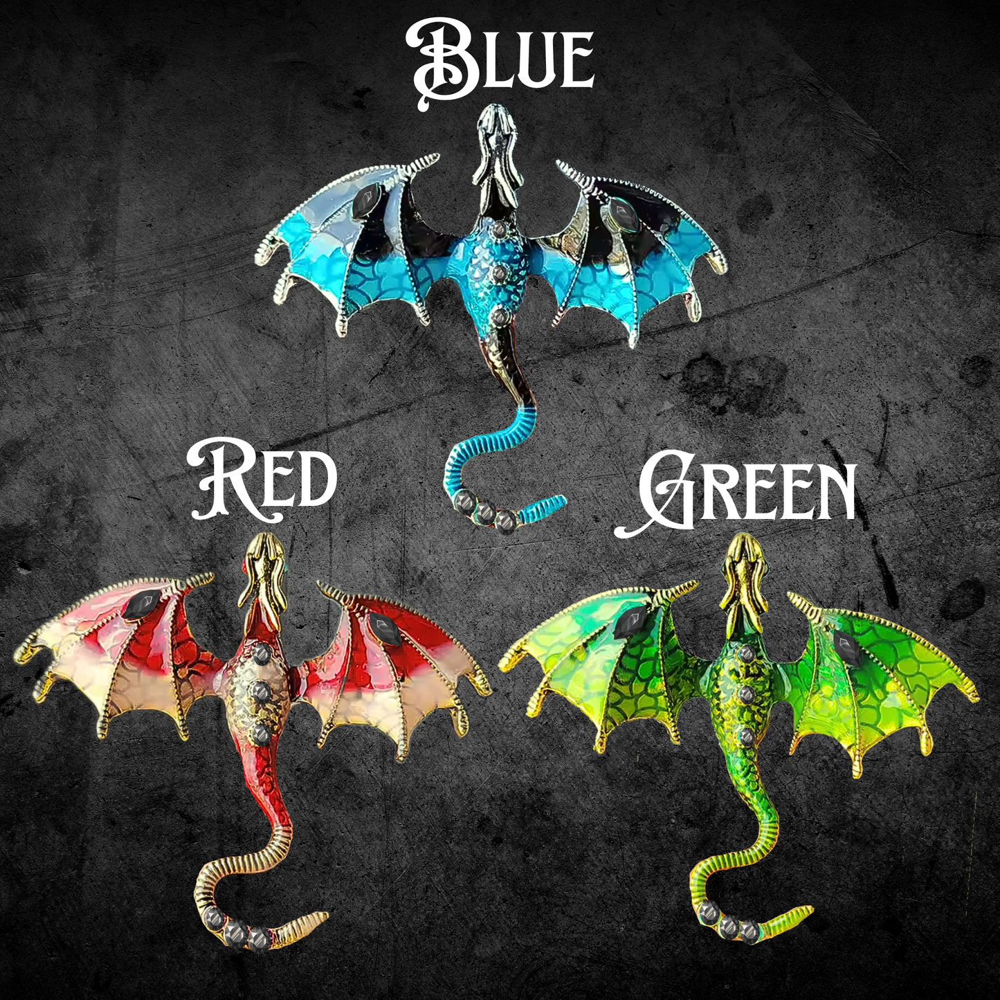 Handmade Dragon Bookmark – Fantasy Book Lover Gift, Page Marker, Sword and Dragon Charm with gold chain, Reading Accessory for Fantasy Fans