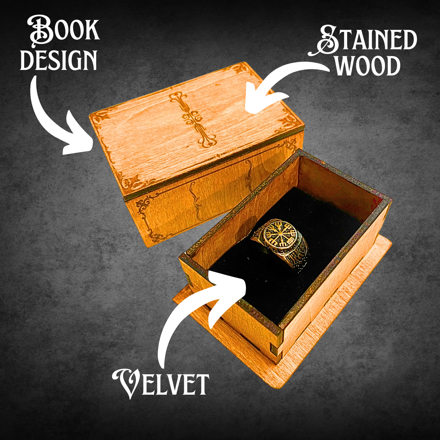 Book Ring Box For packaging Jewelers, Shops, Gift Sets, Display