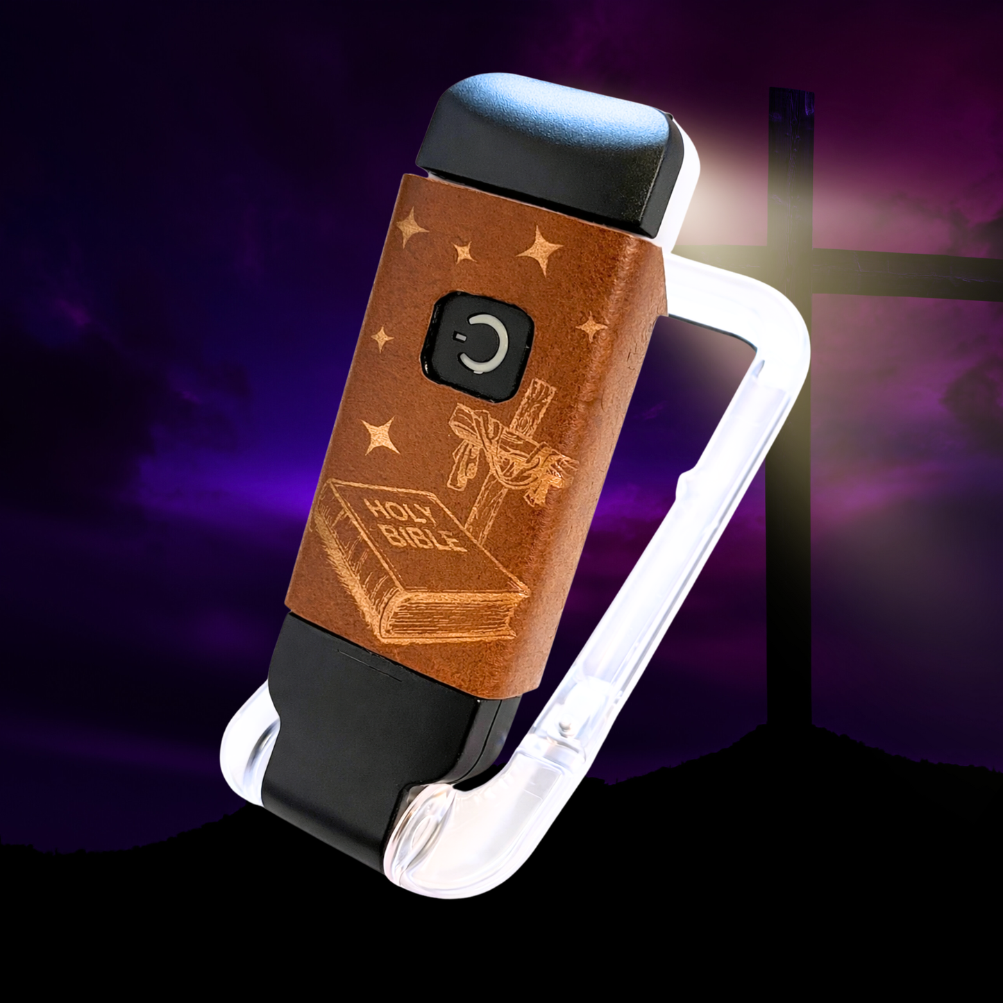 Christian Faith Book Reading Light – Christian Bible Gift, USB Rechargeable Reading Light, Personalized Faith Gift