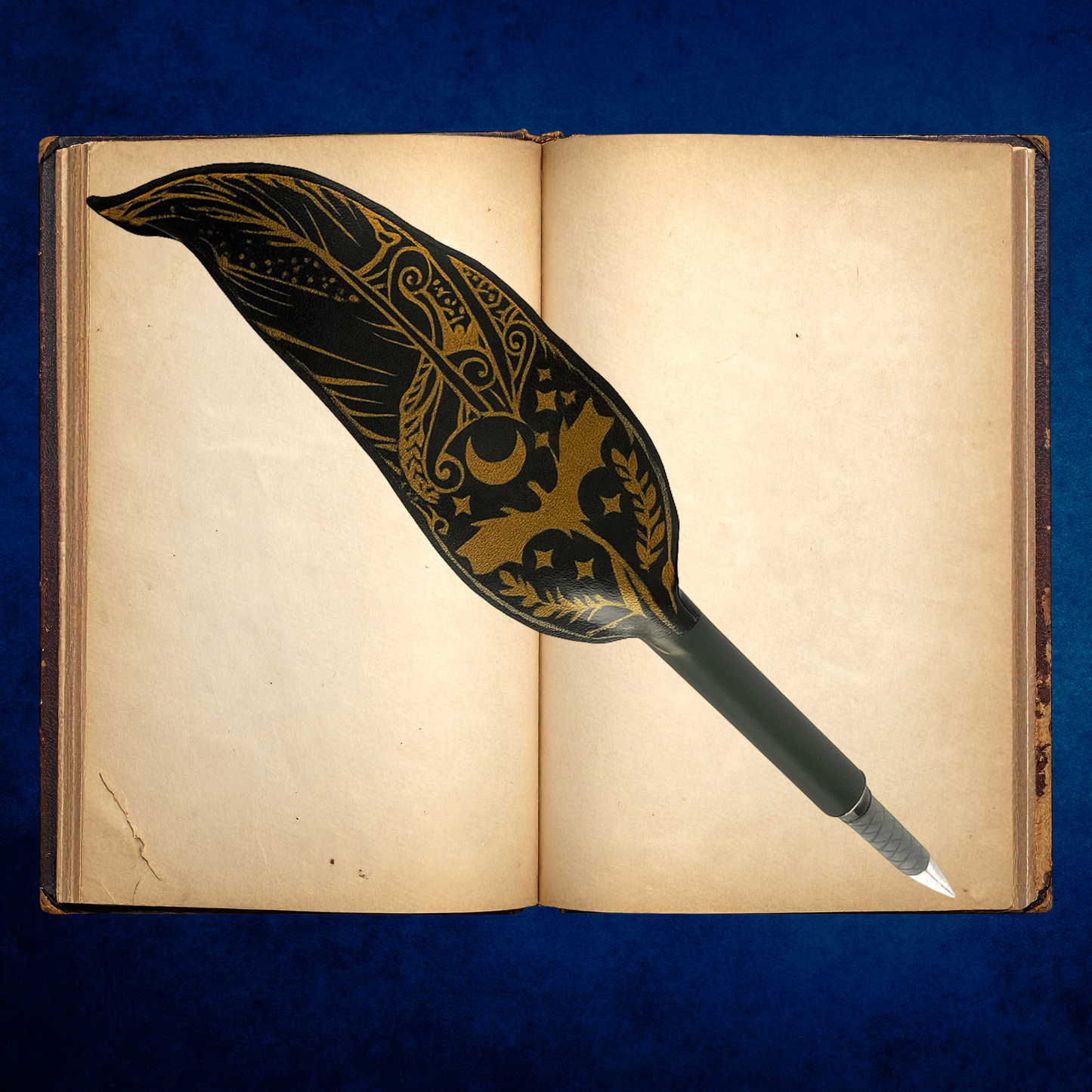 fantasy quill pen refillable feather pen