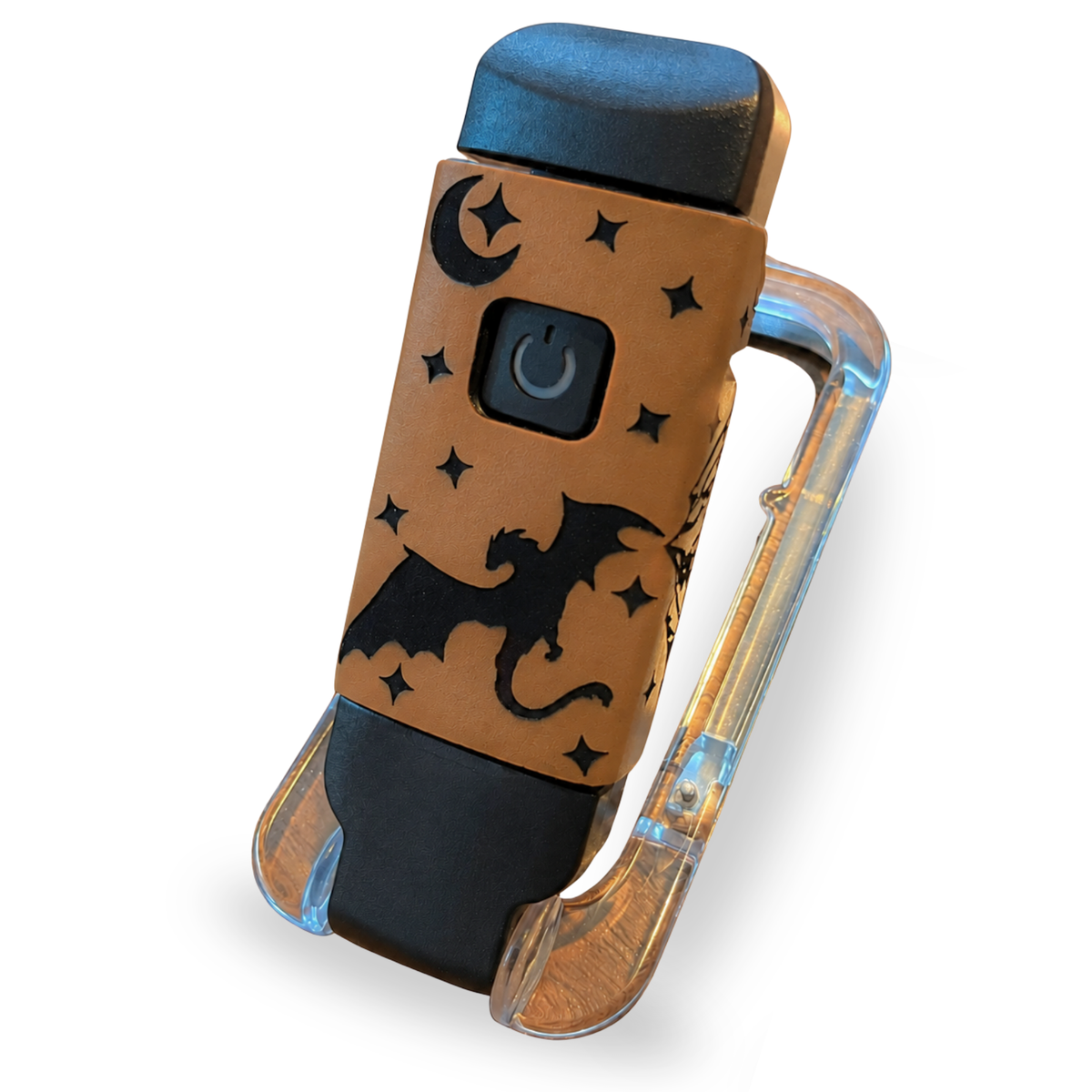 Book Reading Light with Fantasy Dragon Design, Clip-On Reading Light, Personalization Option