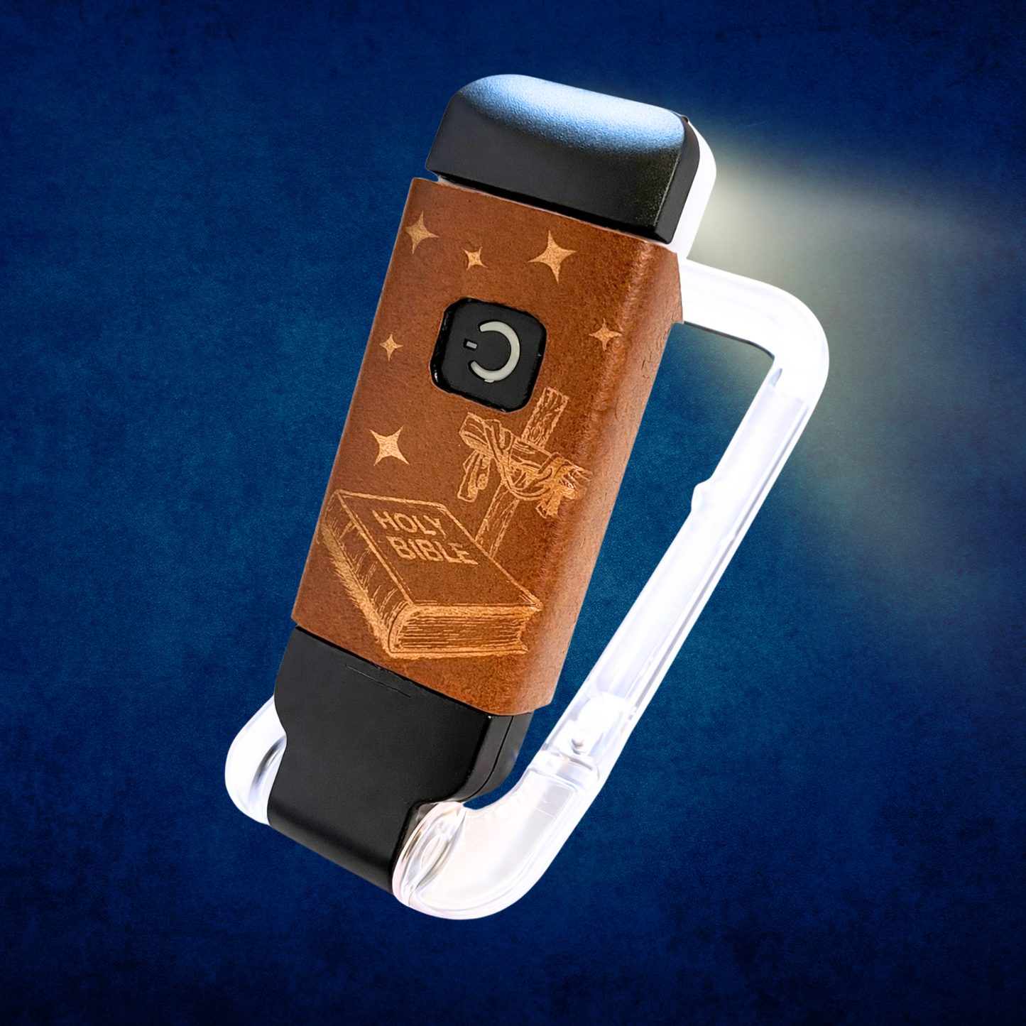 Christian Faith Book Reading Light – Christian Bible Gift, USB Rechargeable Reading Light, Personalized Faith Gift