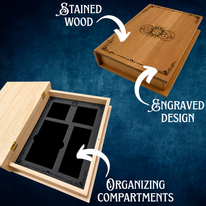 gothic tarot book box organizer