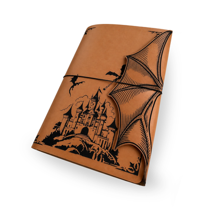 Fantasy Dragon Refillable A5 Journal with Dragon Wing Flap