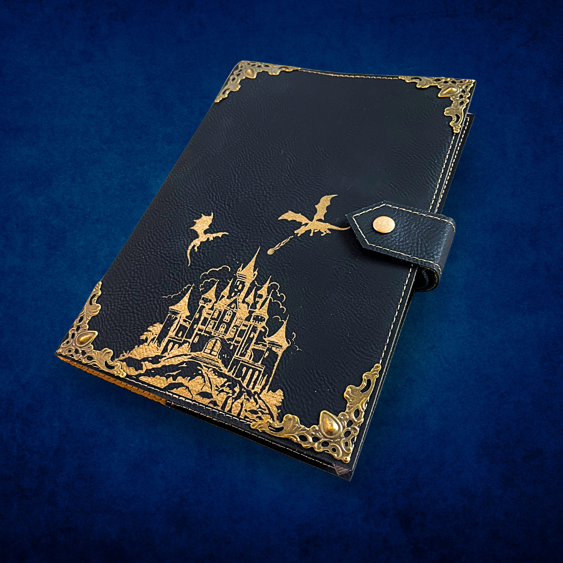 dragon themed writing notebook personalized