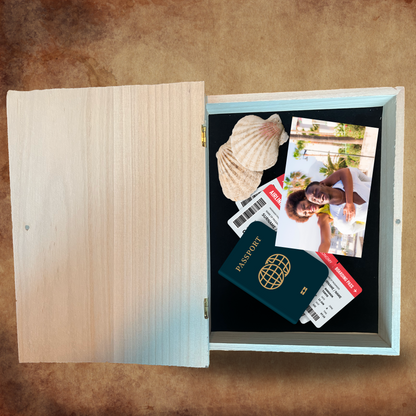 Couple Travel Memory Box, Custom Adventure Archive Keepsake Box, Personalized Adventure Box, Travel Shadow Box, Travel Relationship Gift