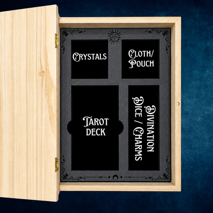 celestial tarot deck storage book