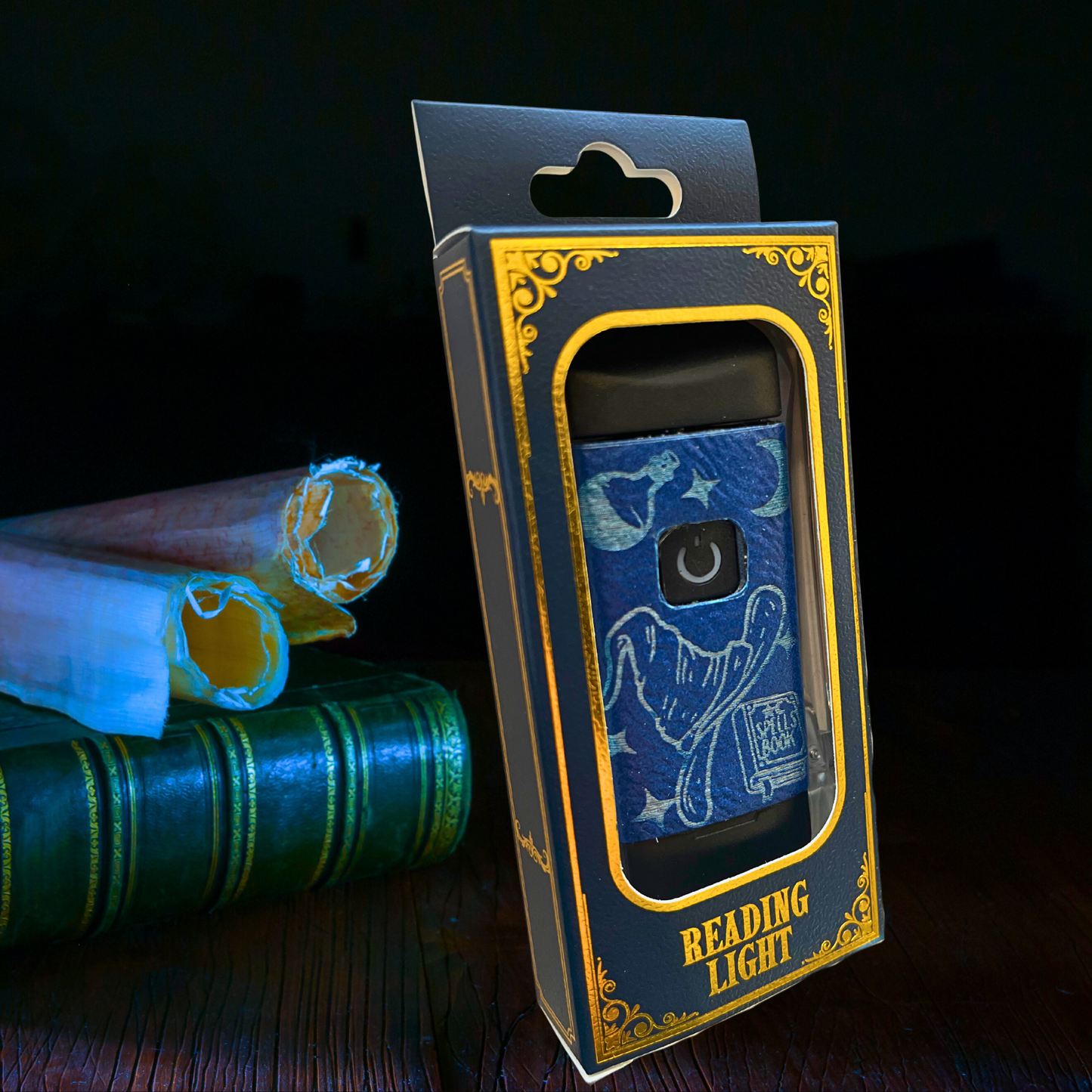 Wizardy book reading light