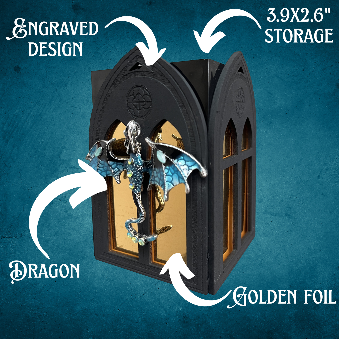 medieval fantasy pen holder workspace