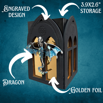 medieval fantasy pen holder workspace