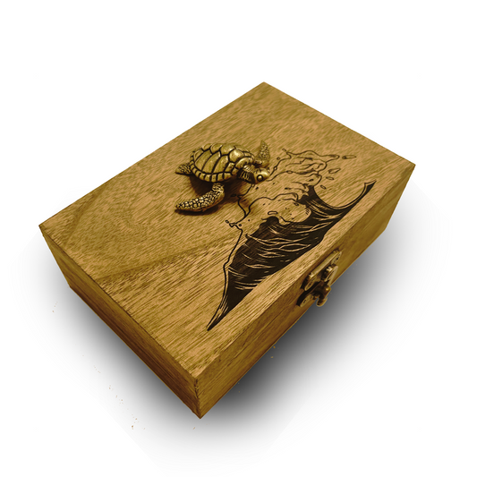 Sea Turtle Wooden Keepsake Box