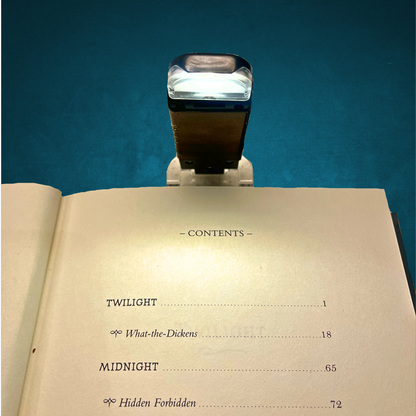 Book Reading Light with Fantasy Dragon Design, Clip-On Reading Light, Personalization Option